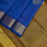 Silk Cotton Sarees - Cobalt Blue SAS0032175 - Image 3