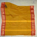 Chettinad Cotton Sarees Mustard Brown SASC0032232 - Image 3