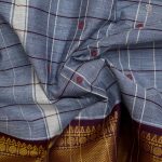 Chettinad Cotton Sarees Dolphin Grey SASC0032235 - Image 2