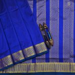 10 Yards Pure Silk Sarees - Dark Blue SASTPS0032287