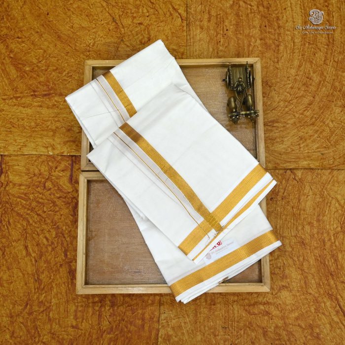 Dhoti 10*6 UnBleached SASD0032318 - Image 1