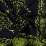 (10 Yards) Sungudi Cotton Saree - Black SASTC0032390 - Image 2