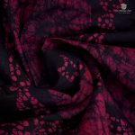 (10 Yards) Sungudi Cotton Sarees - Dark Mulberry Purple SASTC0032460 - Image 2