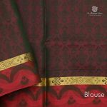 Pure Silk Sarees - Peacock Green SASPS0032527 - Image 4