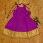 ReadyMade Frocks - Magenta Purple (Age- 0 to 1 year) SASPW0032609 - Image 2