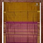 10 Yards Silk Cotton Sarees - Medallion Yellow SAST0032685 - Image 4