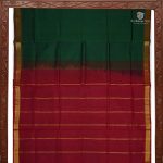 Silk Cotton Sarees Bottle Green Color SAS0032722 - Image 5