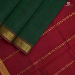 Silk Cotton Sarees Bottle Green Color SAS0032722 - Image 3