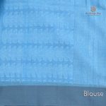 Khadi Cotton Sarees - Baby Blue SASC0033059 - Image 3