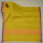 Chettinad Cotton Sarees Citrine Yellow SASC0033090 - Image 3