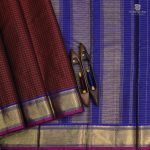 Pure Kanjivaram Silk Sarees  Dark Maroon SASPS0033314