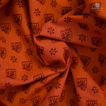 9 Yards Sungudi Cotton Sarees Burnt Orange SASTC0033461 - Image 2