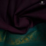 9 Yards Sungudi Cotton Sarees Jamun colour SASTC0033499 - Image 2