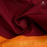 9 Sungudi Cotton Saree – dark  Kum Kum Red SASTC0033504 - Image 2
