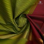 Semi Silk  Cotton Sarees –Mehndi Green SASPC0032845 - Image 2