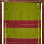 Semi Silk  Cotton Sarees –Mehndi Green SASPC0032845 - Image 4