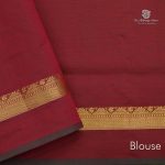 Semi Silk  Cotton Sarees –Mehndi Green SASPC0032845 - Image 3