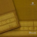 Semi Silk  Cotton Sarees –mustard yellow  SASPC0033203 - Image 3