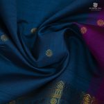 Semi Silk Cotton Sarees – Peacock Blue  SASPC003213 - Image 2