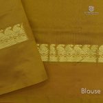 Semi Silk  Cotton Sarees –Mehndi Green SASPC0033218 - Image 3