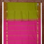 Semi Silk  Cotton Sarees – Lime Green SASPC0033219 - Image 4