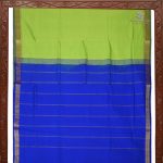 Semi Silk Cotton Sarees Neon Green   SASPC0033221 - Image 4