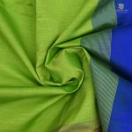 Semi Silk Cotton Sarees Neon Green   SASPC0033221 - Image 2
