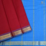 Semi Silk  Cotton Sarees –Red SASPC0033236