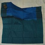 Kanchi Cotton Saree Sea blue  SASC0033391 - Image 4