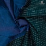 Kanchi Cotton Saree Sea blue  SASC0033391 - Image 3