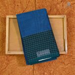 Kanchi Cotton Saree Sea blue  SASC0033391