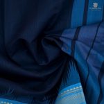 Kanchi Cotton Saree Navy blue SASC0033413 - Image 2