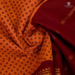 Sungudi Cotton Sarees – Light Orange  SASC0033437 - Image 2