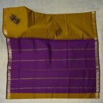 10 Yards Semi Silk Cotton Sarees – Mustard Yellow SASPT0033449