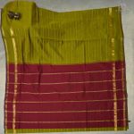 10 Yards Semi Silk Cotton Sarees –Mehandi Green SASPT0033452