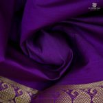 10 Yards Semi Silk Cotton Sarees –Purple SASPT0033453 - Image 2