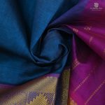 Silk Cotton Sarees Peacock Blue SAS0033144 - Image 2