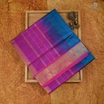 Silk Cotton Sarees Peacock Blue SAS0033144 - Image 6