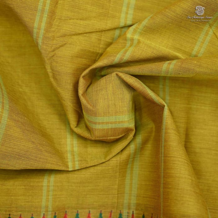 Kanchi Cotton Saree Sampangi Green SASC0033523 - Image 2