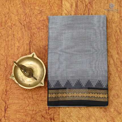Kanchi Cotton Saree Light Grey SASC0033526