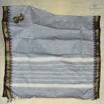 Kanchi Cotton Saree Light Grey SASC0033526 - Image 3