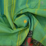 Kanchi Cotton Saree Shamrock Green SASC0033531 - Image 2