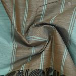 Chettinad Cotton Saree Bluish Beige SASC0033560 - Image 2