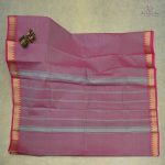 Chettinad Cotton Saree Dusty Rose  Pink SASC0033571 - Image 3