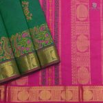 Semi Silk Cotton Printed Sarees –– Menedea   Green SASPC0033603