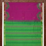 Semi Silk Cotton Printed Sarees – Magenta Pink SASPC0033609 - Image 4