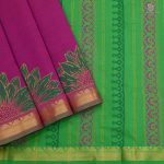 Semi Silk Cotton Printed Sarees – Magenta Pink SASPC0033609