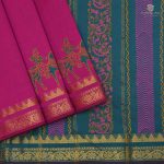Semi Silk Cotton Printed Sarees –Magenta  SASPC0033612