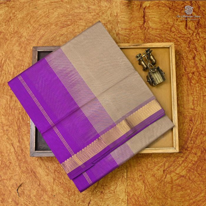Silk Cotton Sarees Sandal Beige SAS0033652 - Image 6