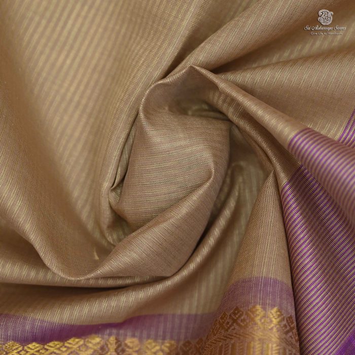 Silk Cotton Sarees Sandal Beige SAS0033652 - Image 2